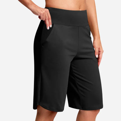 ⏰Hot sale 50% OFF🔥Women's High-Waist Yoga Shorts with Pockets