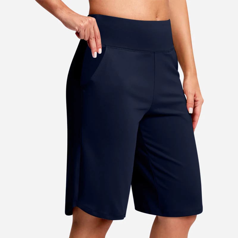 ⏰Hot sale 50% OFF🔥Women's High-Waist Yoga Shorts with Pockets