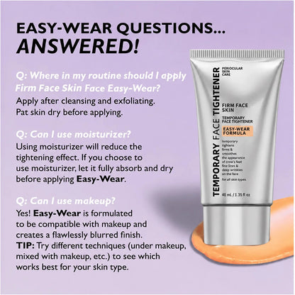 Instant Firming Temporary Face Tightener Easy-Wear Formula