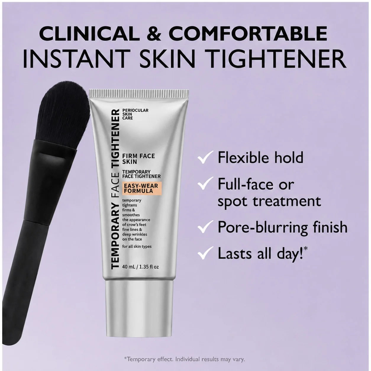 Instant Firming Temporary Face Tightener Easy-Wear Formula
